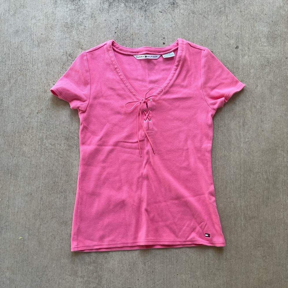 Tommy Hilfiger Vibrant Pink Tee